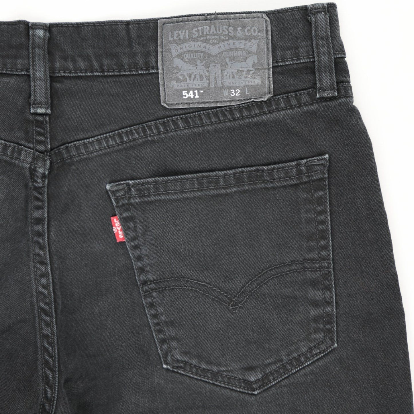 Levi's 541 Black Denim Shorts W32 Cotton Men's Clothing