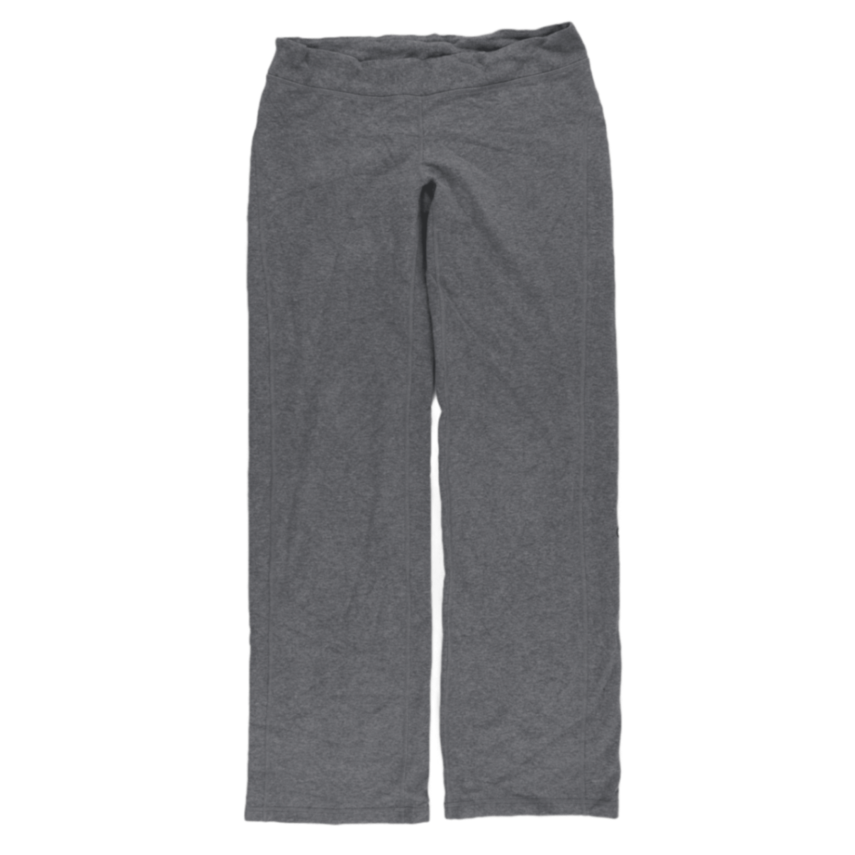 Lululemon Grey Cotton Straight Leg Lounge Trousers UK Size 12