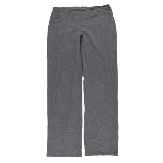Lululemon Grey Cotton Straight Leg Lounge Trousers UK Size 12
