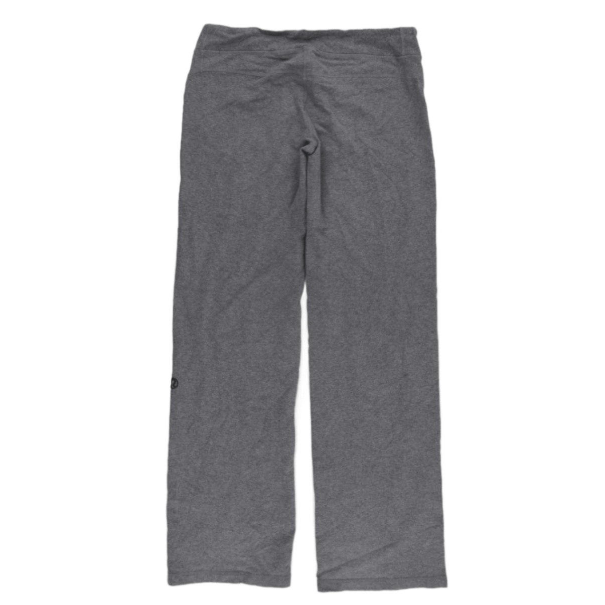 Lululemon Grey Cotton Straight Leg Lounge Trousers UK Size 12