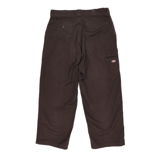 Dickies Brown Work Trousers 38in Waist 30in Inseam Cotton Men's Clothing