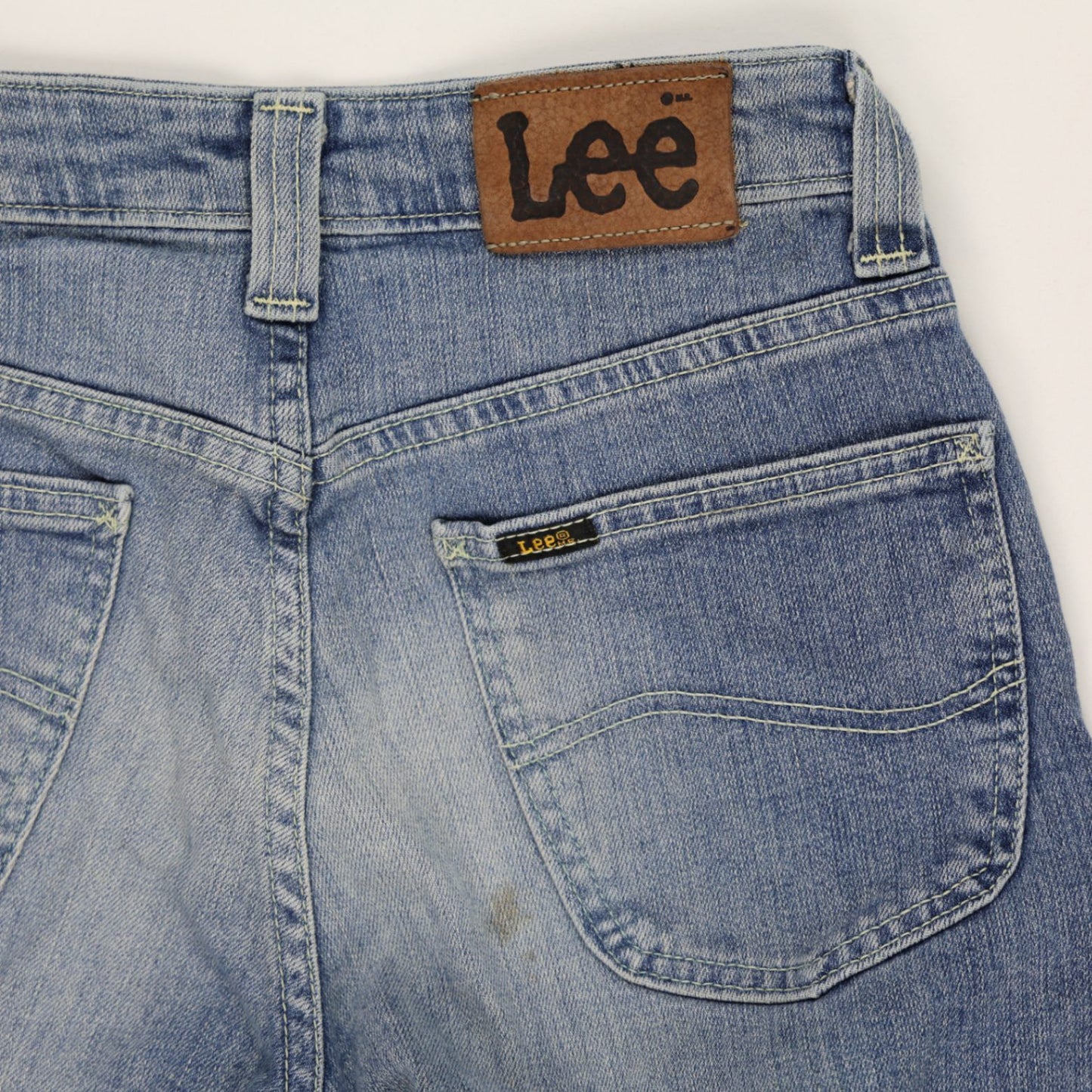 Lee Flared Jeans Blue W29 L32 Cotton Denim