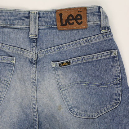 Lee Flared Jeans Blue W29 L32 Cotton Denim