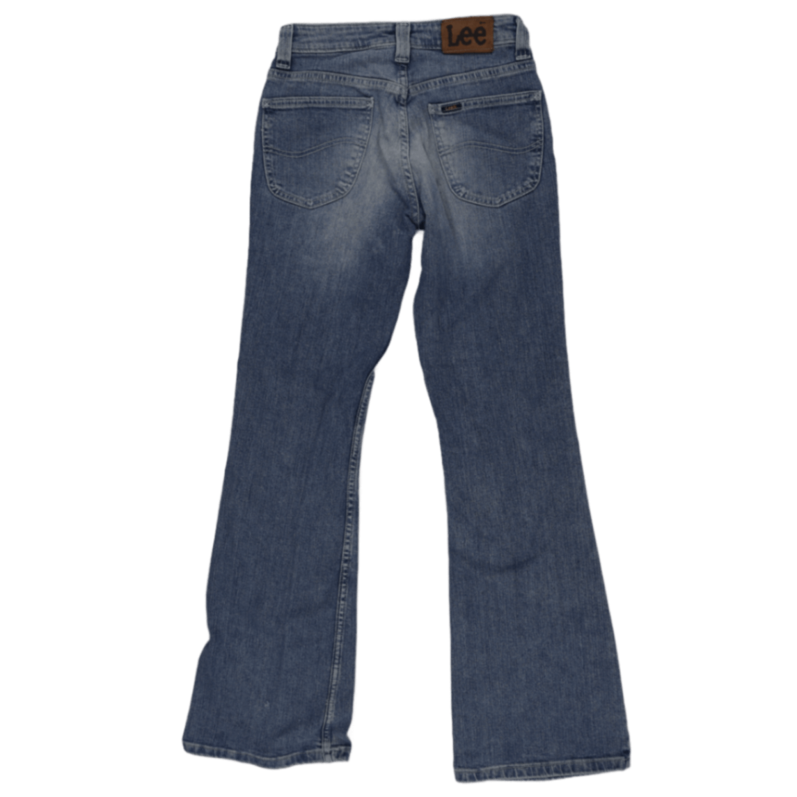 Lee Flared Jeans Blue W29 L32 Cotton Denim