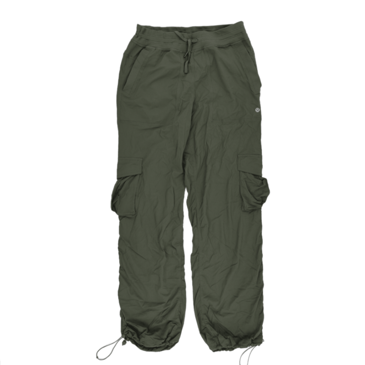 Lululemon Green Cargo Utility Trousers Size S Polyester Blend
