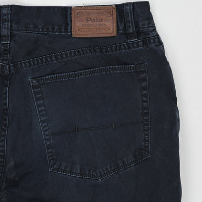 Polo Ralph Lauren Men's Vintage Navy Blue Straight Fit Jeans 36x32 Cotton
