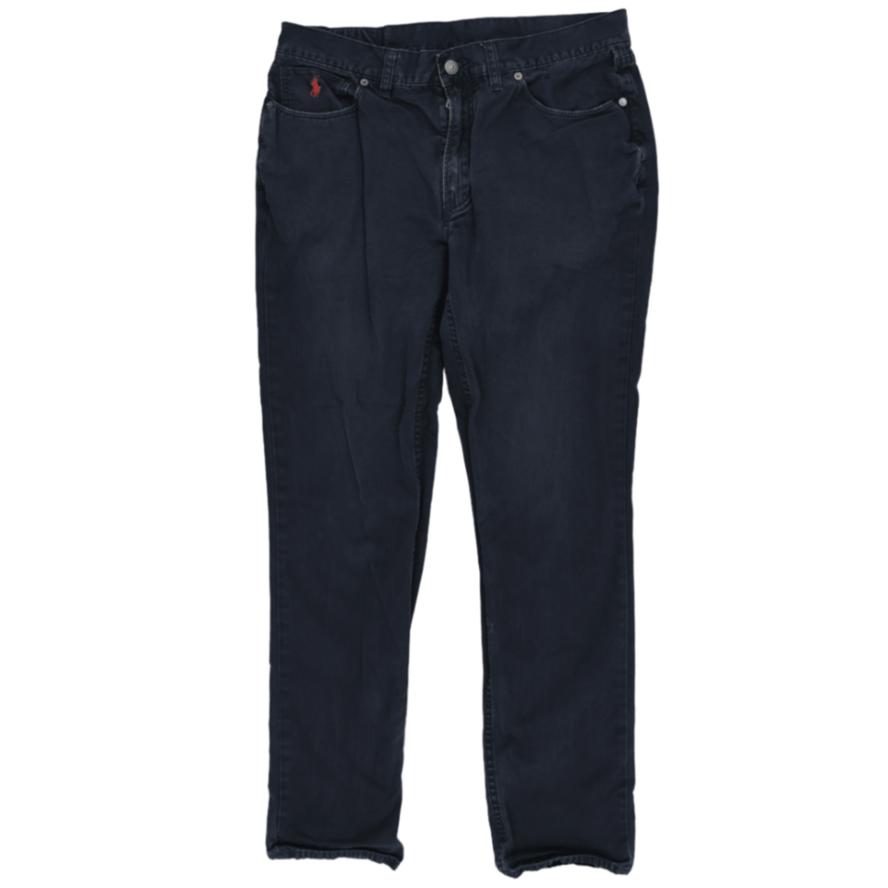 Polo Ralph Lauren Men's Vintage Navy Blue Straight Fit Jeans 36x32 Cotton