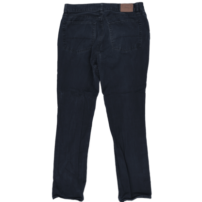 Polo Ralph Lauren Men's Vintage Navy Blue Straight Fit Jeans 36x32 Cotton