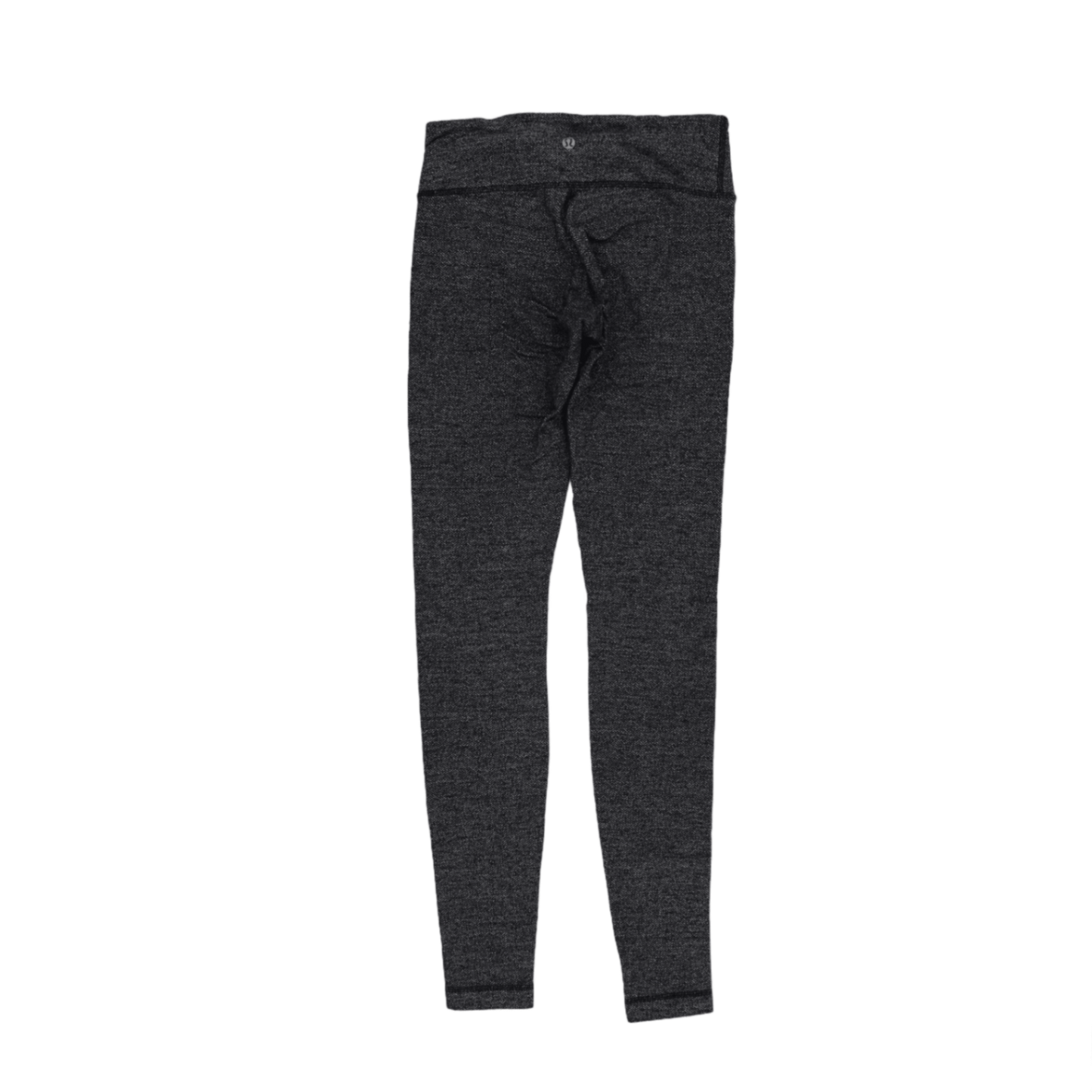 Lululemon Black Heathered Yoga Leggings Women's Small Stretch Fabric 70 cm Inseam