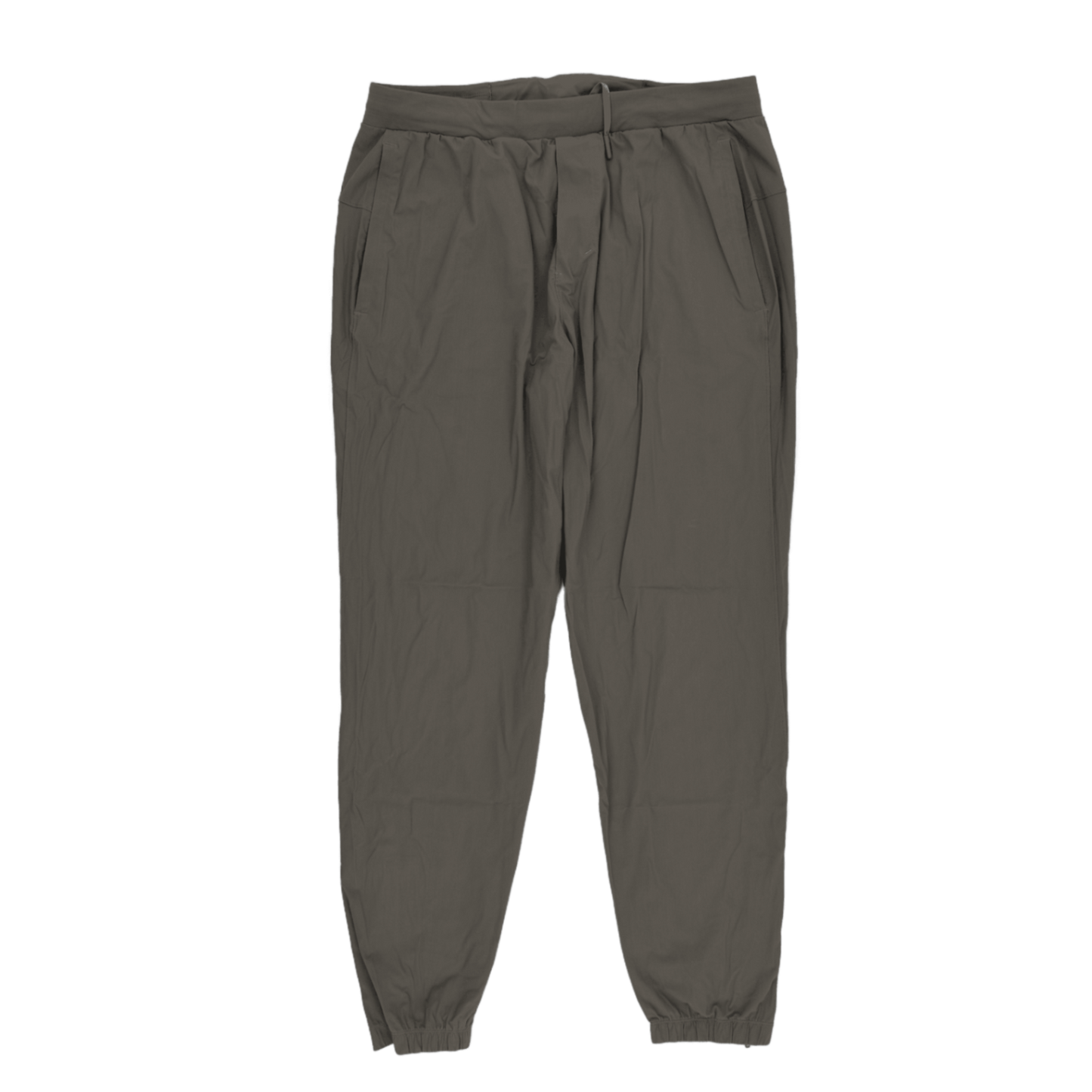 Lululemon ABC Trouser Tapered Olive Green Large 31 Inseam 36 Waist 53 Percent Elastomultiester 47 Percent Polyester Athletic Trousers