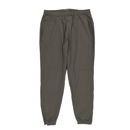 Lululemon ABC Trouser Tapered Olive Green Large 31 Inseam 36 Waist 53 Percent Elastomultiester 47 Percent Polyester Athletic Trousers