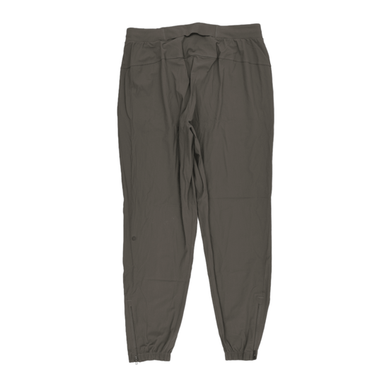 Lululemon ABC Trouser Tapered Olive Green Large 31 Inseam 36 Waist 53 Percent Elastomultiester 47 Percent Polyester Athletic Trousers