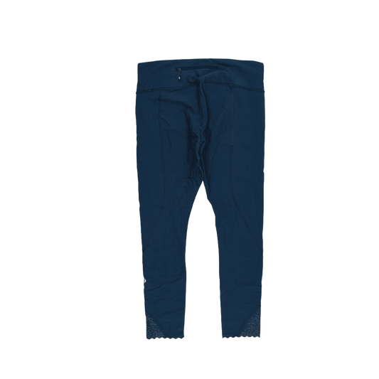 Nike Women's Activewear Leggings Navy Medium Polyester Blend 67 Inseam