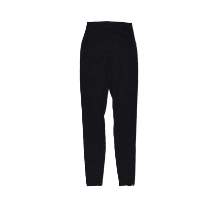 Lululemon Black High Waist Full Length Leggings Women Size Small Stretch Fabric