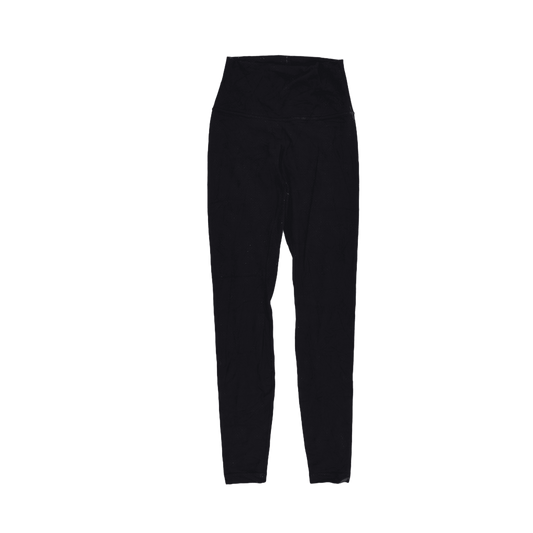 Lululemon Black High Waist Full Length Leggings Women Size Small Stretch Fabric