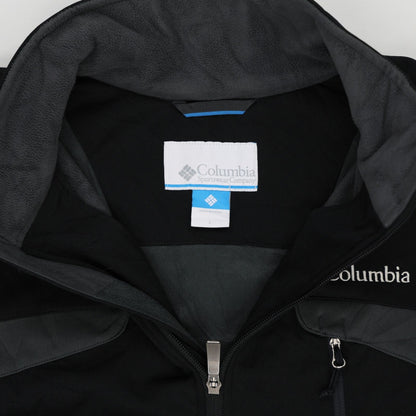 Columbia Black Fleece Outdoor Jacket Large Polyester for Men