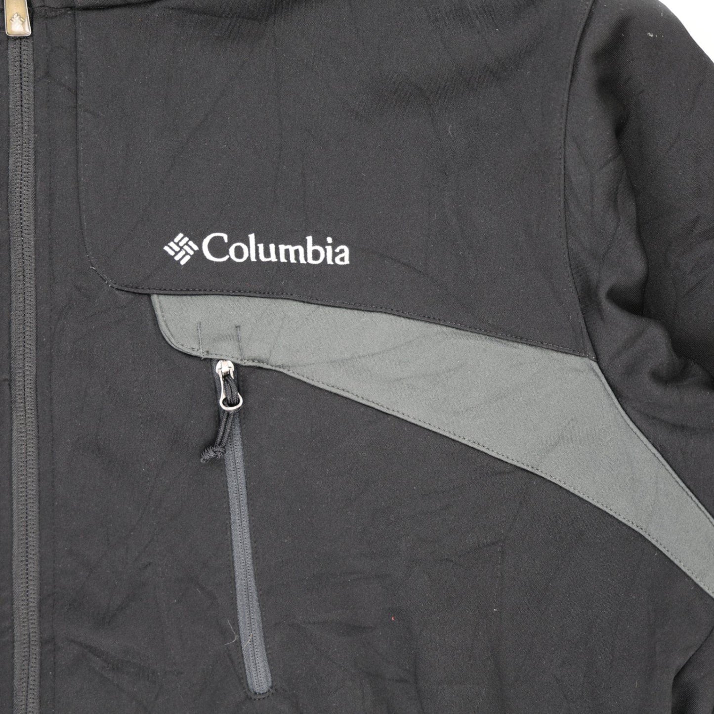 Columbia Black Fleece Outdoor Jacket Large Polyester for Men