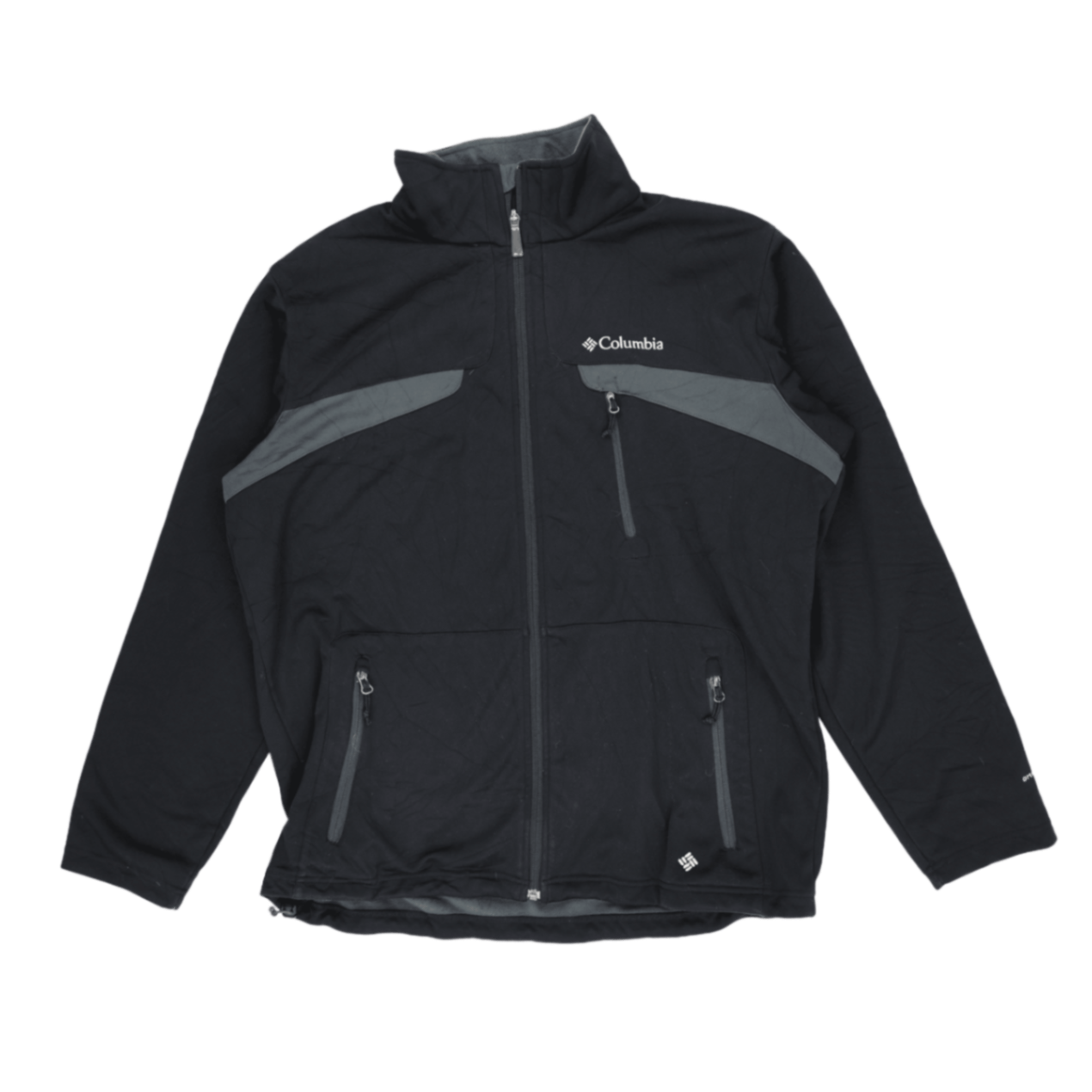 Columbia Black Fleece Outdoor Jacket Large Polyester for Men
