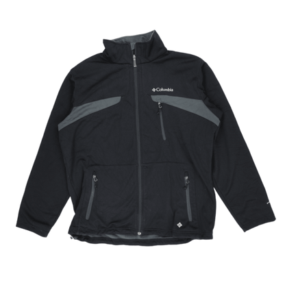 Columbia Black Fleece Outdoor Jacket Large Polyester for Men