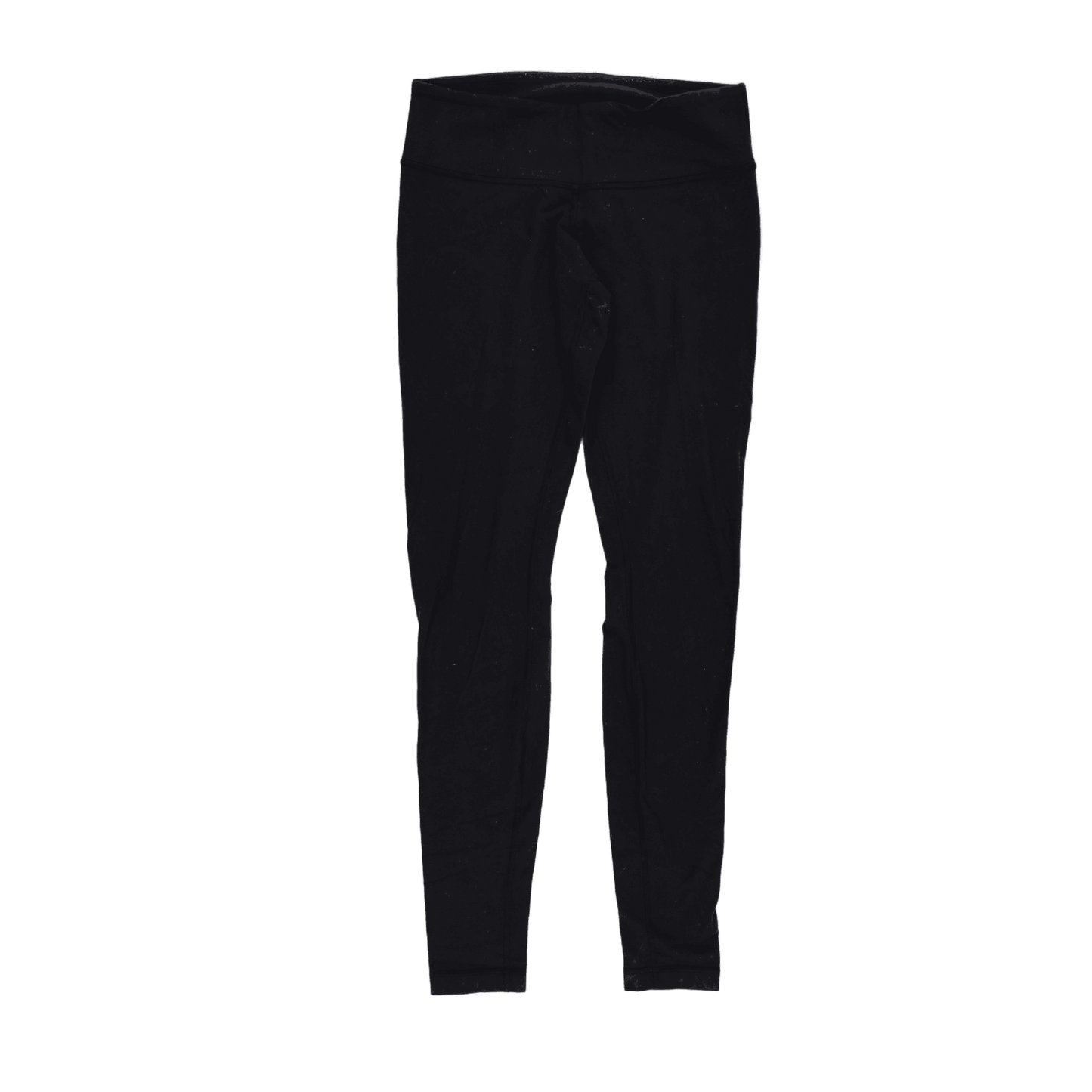 Lululemon Black High Waisted Stretch Leggings Women's Size M 72 Inseam Polyester Blend Activewear