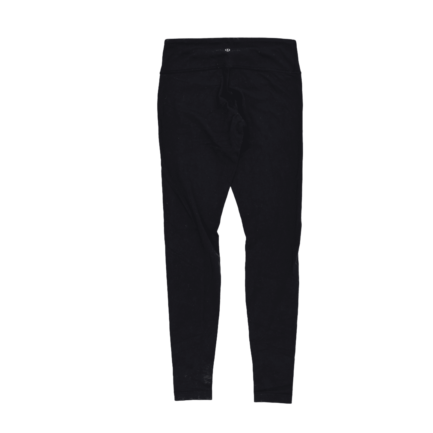 Lululemon Black High Waisted Stretch Leggings Women's Size M 72 Inseam Polyester Blend Activewear