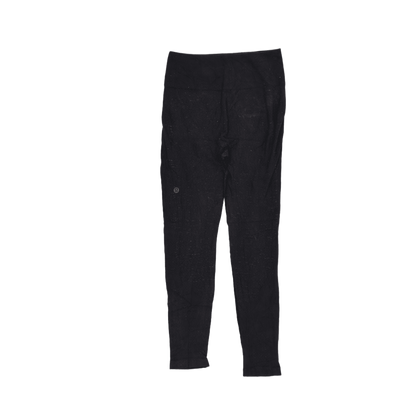 Lululemon High-Waisted Black Leggings Women's Size Small 28 Inseam Stretch Fabric Athleisure