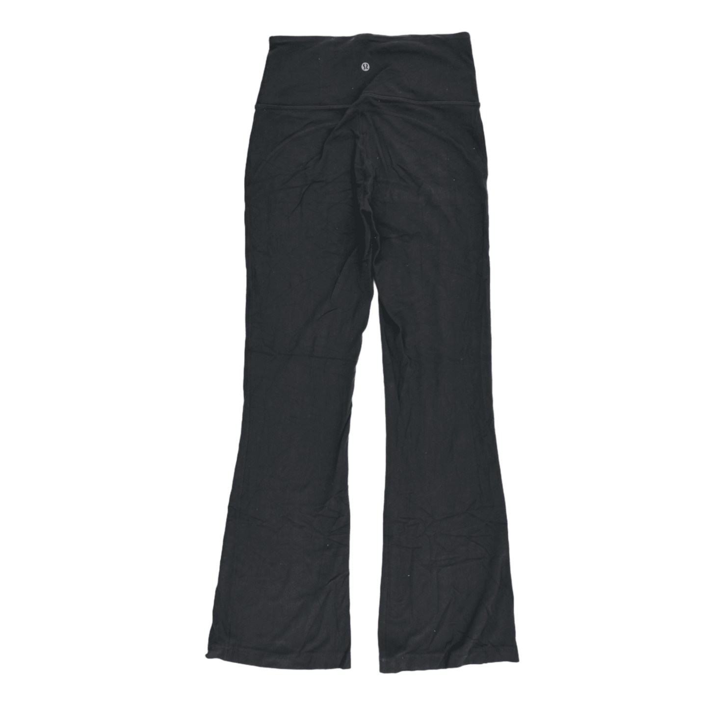 Lululemon Black High Rise Flared Yoga Pants Women's Size S Stretch Fabric