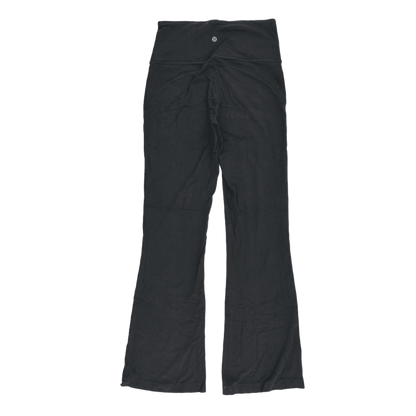 Lululemon Black High Rise Flared Yoga Pants Women's Size S Stretch Fabric
