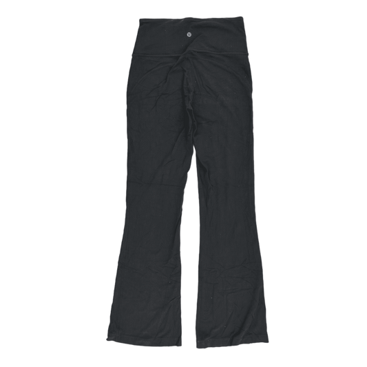 Lululemon Black High Rise Flared Yoga Pants Women's Size S Stretch Fabric