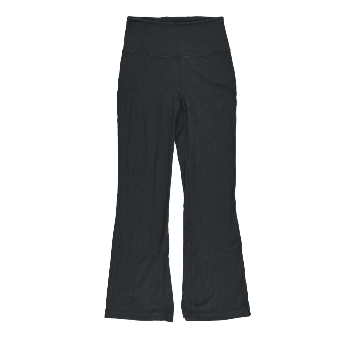 Lululemon Black High Rise Flared Yoga Pants Women's Size S Stretch Fabric
