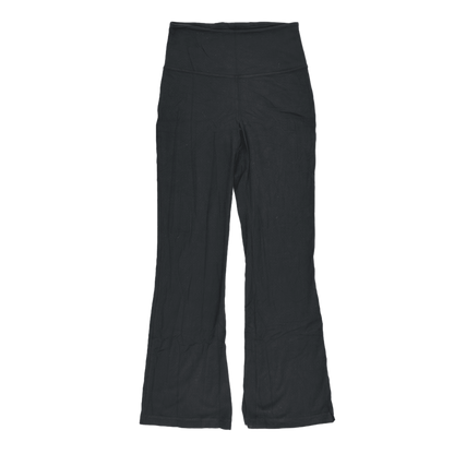 Lululemon Black High Rise Flared Yoga Pants Women's Size S Stretch Fabric