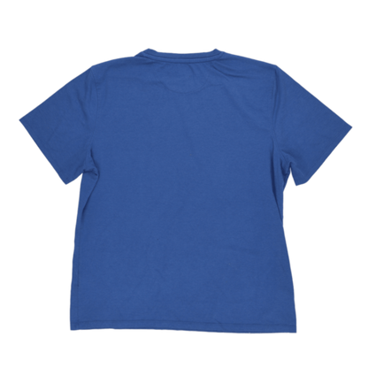 Fila Classic Blue Cotton T-Shirt for Men Size Medium Crew Neck Casual Style