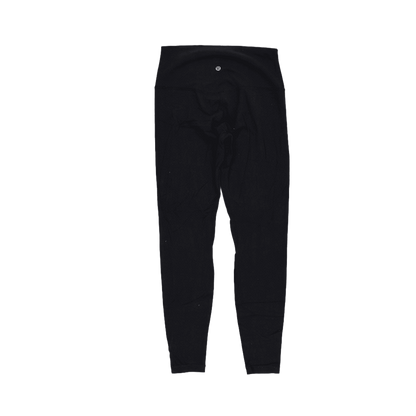 Lululemon High Rise Full Length Black Leggings Women Size Small Synthetic Blend