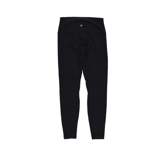 Lululemon High Rise Full Length Black Leggings Women Size Small Synthetic Blend