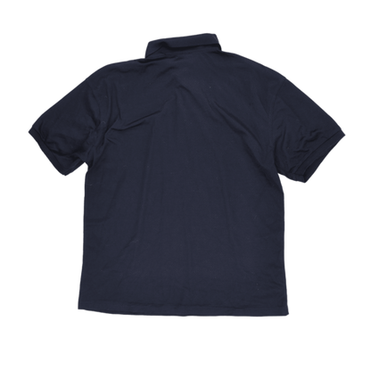 Lacoste Navy Blue Classic Polo Shirt Size 7 XXL Cotton Short Sleeve