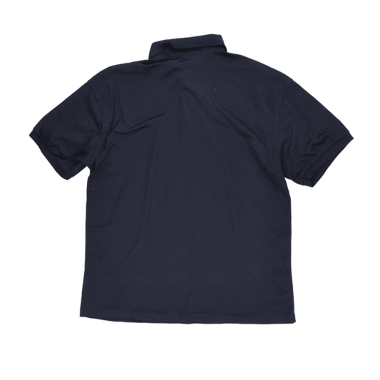 Lacoste Navy Blue Classic Polo Shirt Size 7 XXL Cotton Short Sleeve