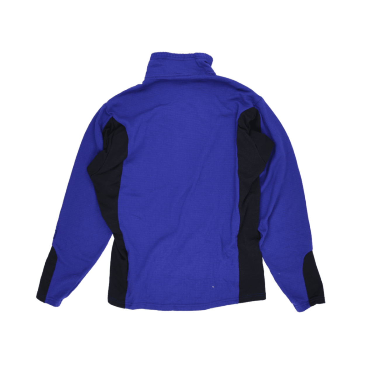 Patagonia Men's Lightweight Fleece Pullover Blue Medium Polyester Blend High Neck Zip