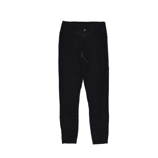 Lululemon Black High Waisted Stretch Leggings Size S 70 cm Inseam Womens Activewear