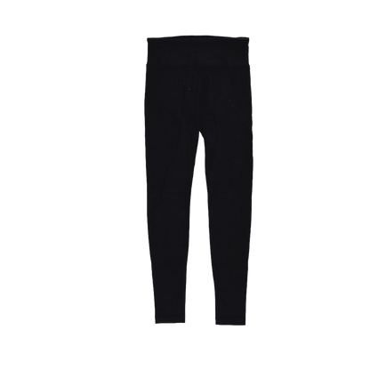 Lululemon High Waist Black Leggings Women Size S Nylon Blend Activewear