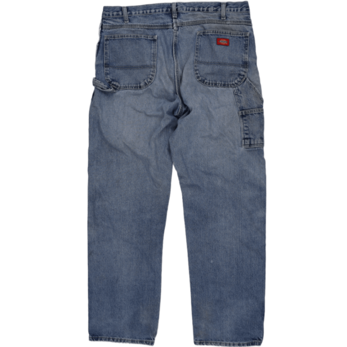 Dickies Mens Carpenter Jeans Blue 34W 30L 100 Percent Cotton Vintage Distressed