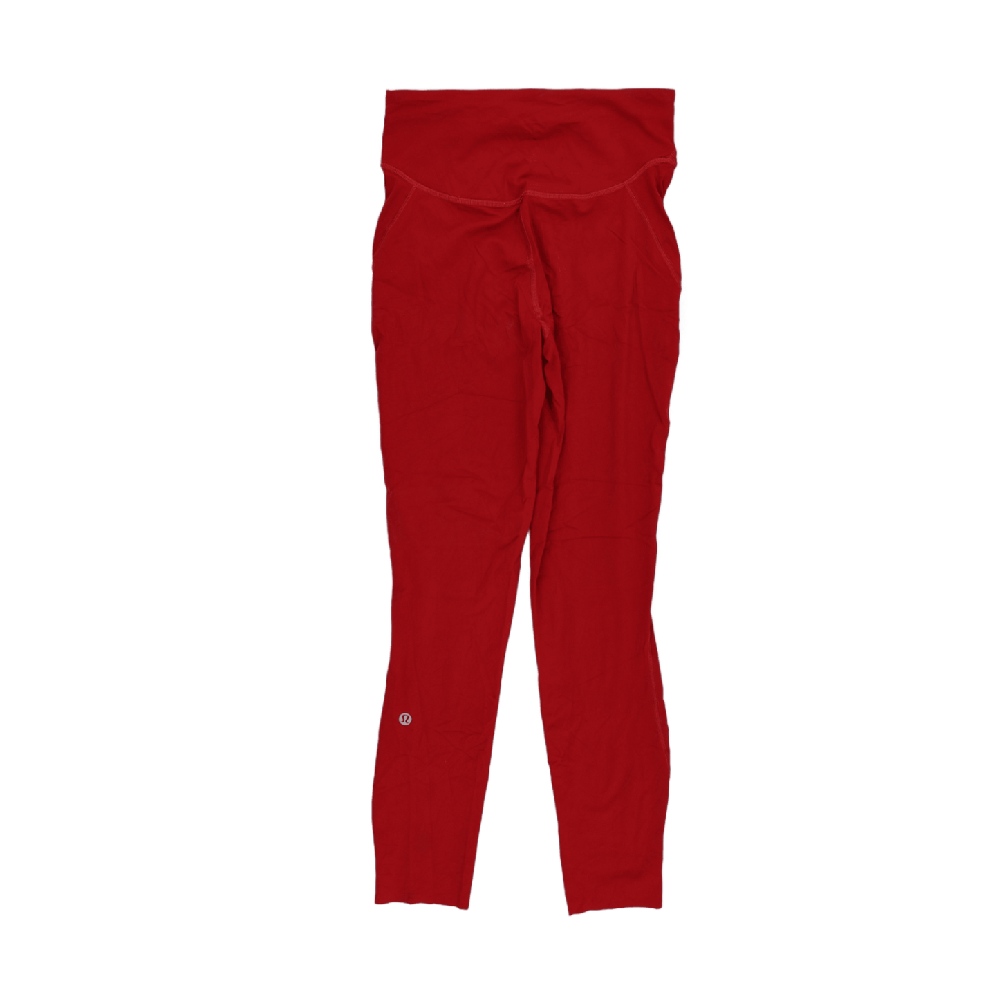 Lululemon Red High Waist Full Length Active Leggings Size 4 Nylon Blend