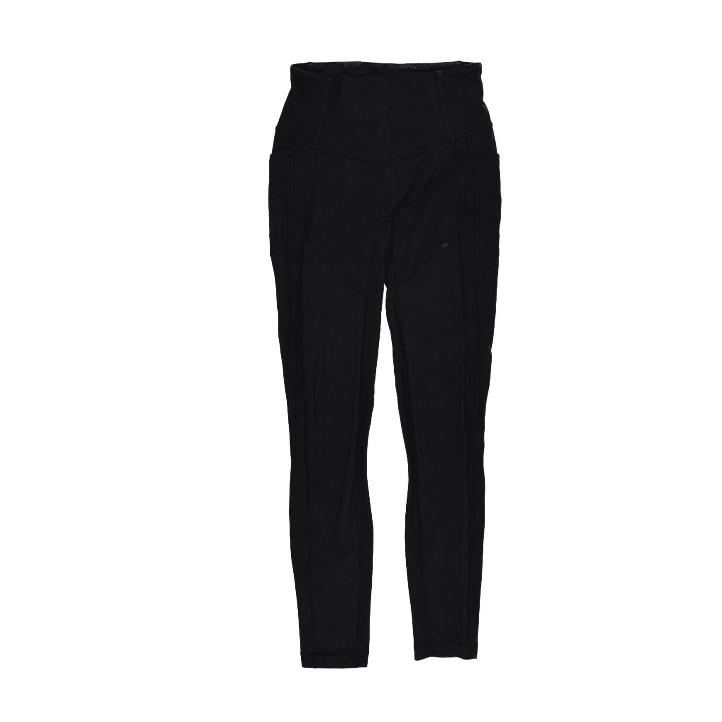 Lululemon High Rise Black Leggings Women's Size S Polyester Blend Athletic