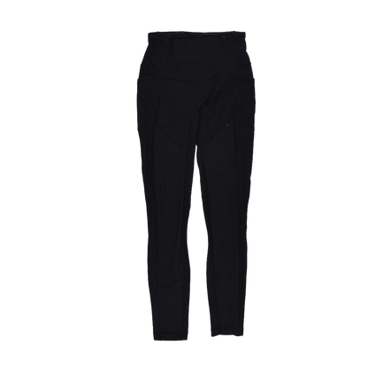 Lululemon High Rise Black Leggings Women's Size S Polyester Blend Athletic