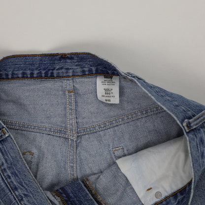Levi's 550 Relaxed Fit Denim Shorts Blue W40 100% Cotton Vintage