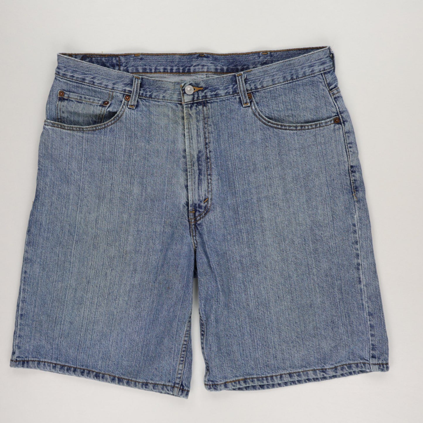 Levi's 550 Relaxed Fit Denim Shorts Blue W40 100% Cotton Vintage