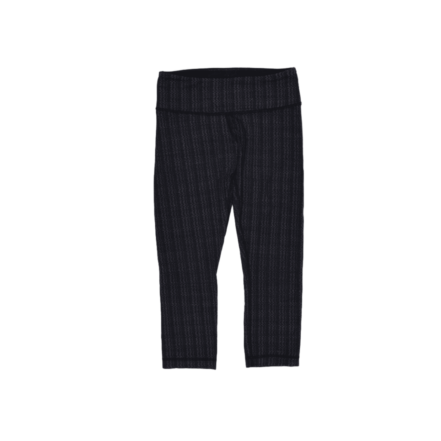 Lululemon Women's Cropped Activewear Leggings Black Size 6 Nylon Blend