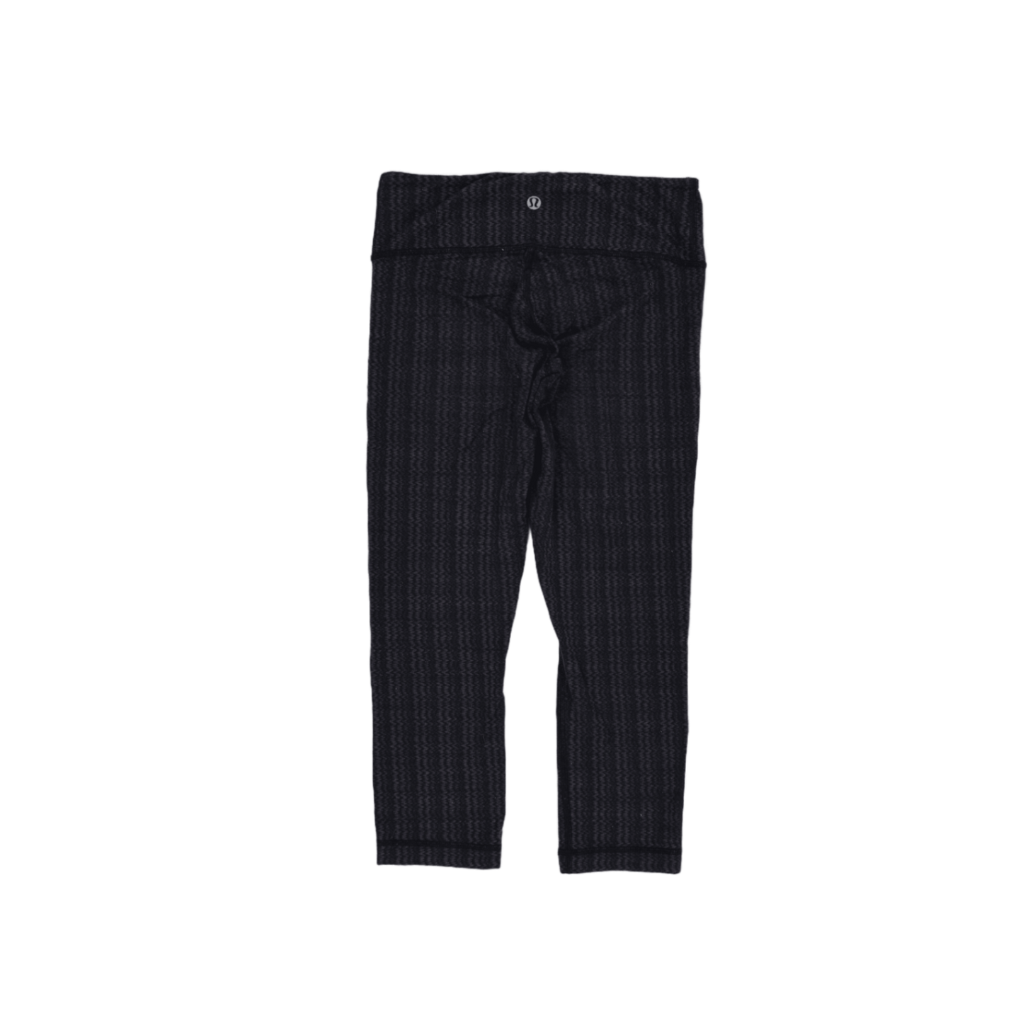 Lululemon Women's Cropped Activewear Leggings Black Size 6 Nylon Blend