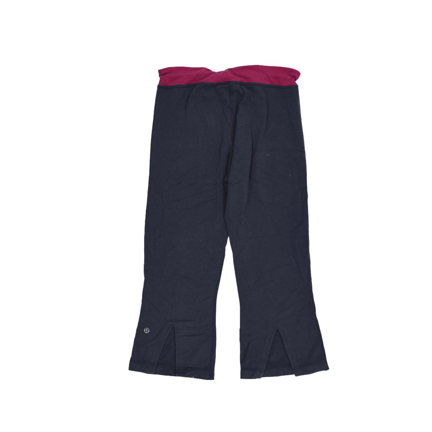 Lululemon Bootcut Yoga Pants Navy Blue Plum Size Small Stretch Fabric