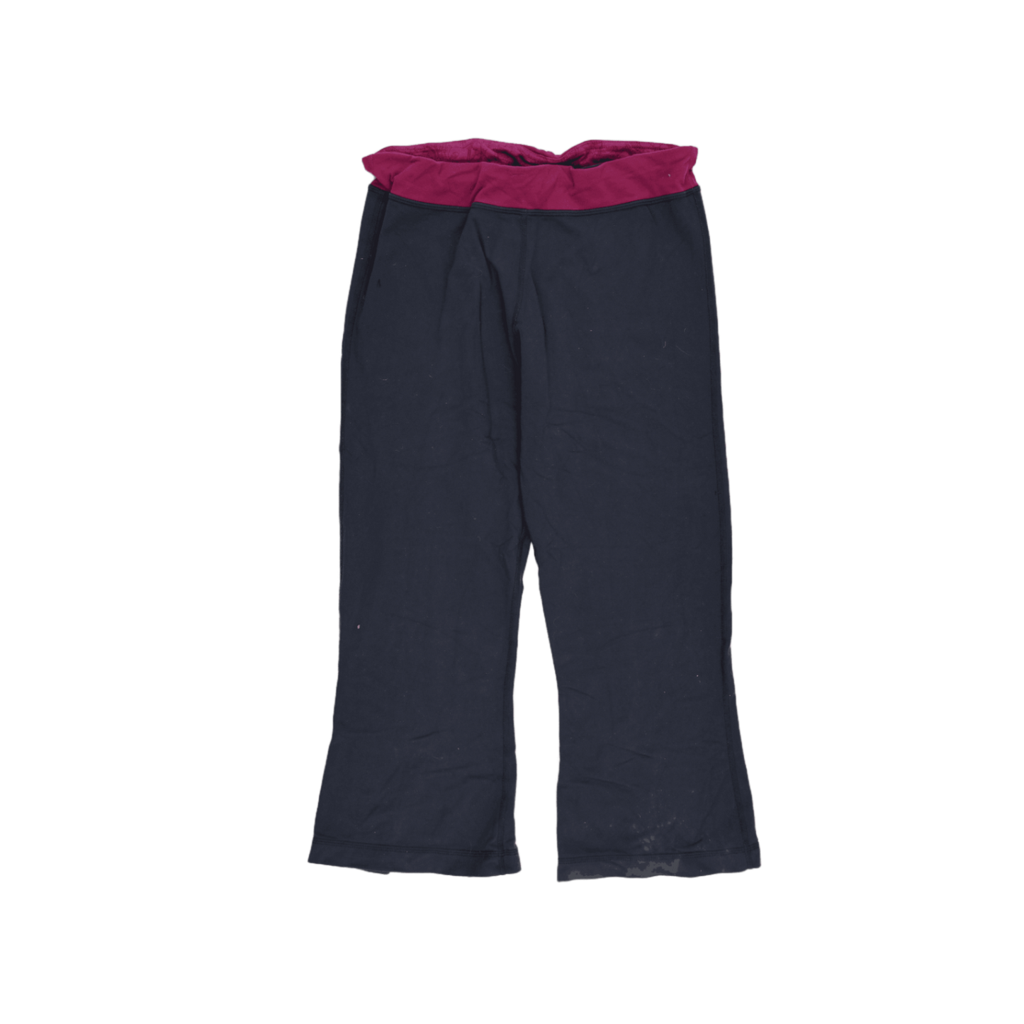Lululemon Bootcut Yoga Pants Navy Blue Plum Size Small Stretch Fabric