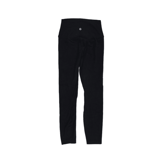 Lululemon Black Full Length Leggings Size 6 Small Stretch Fabric